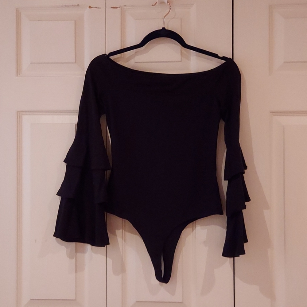 Off shoulder body suit